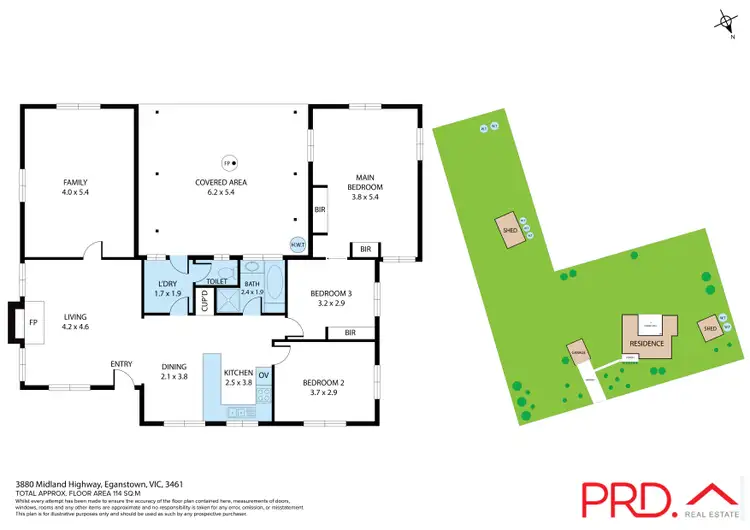 Floorplan of Homely house listing, 3880 Midland Highway, Eganstown VIC 3461