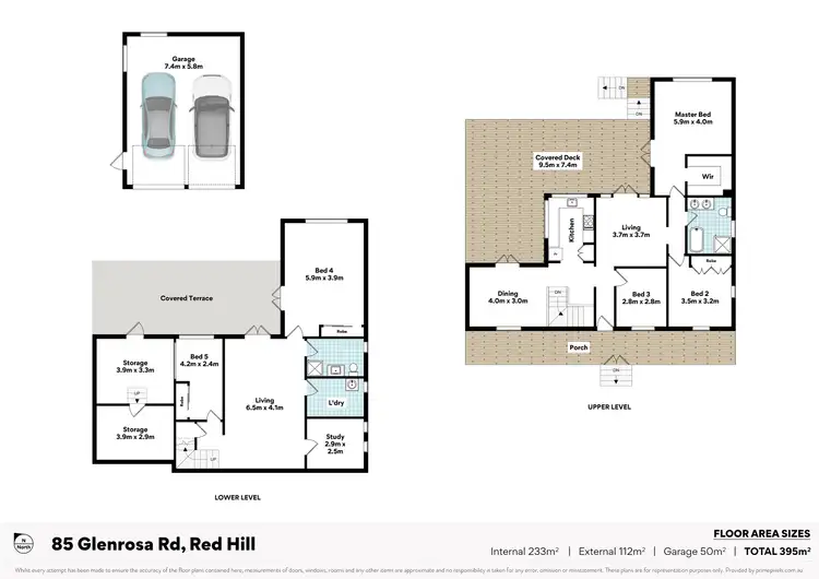 Floorplan of Homely house listing, 85 Glenrosa Road, Red Hill QLD 4059