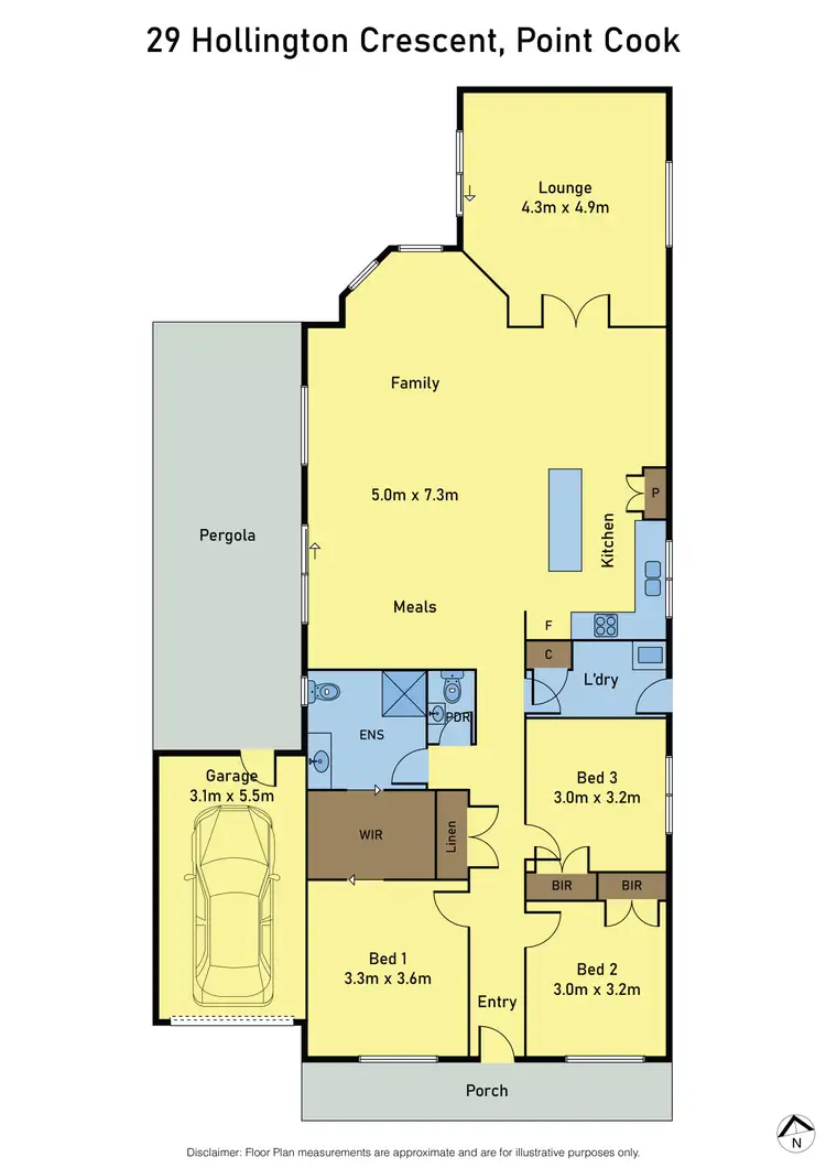 Floorplan of Homely house listing, 29 Hollington Crescent, Point Cook VIC 3030