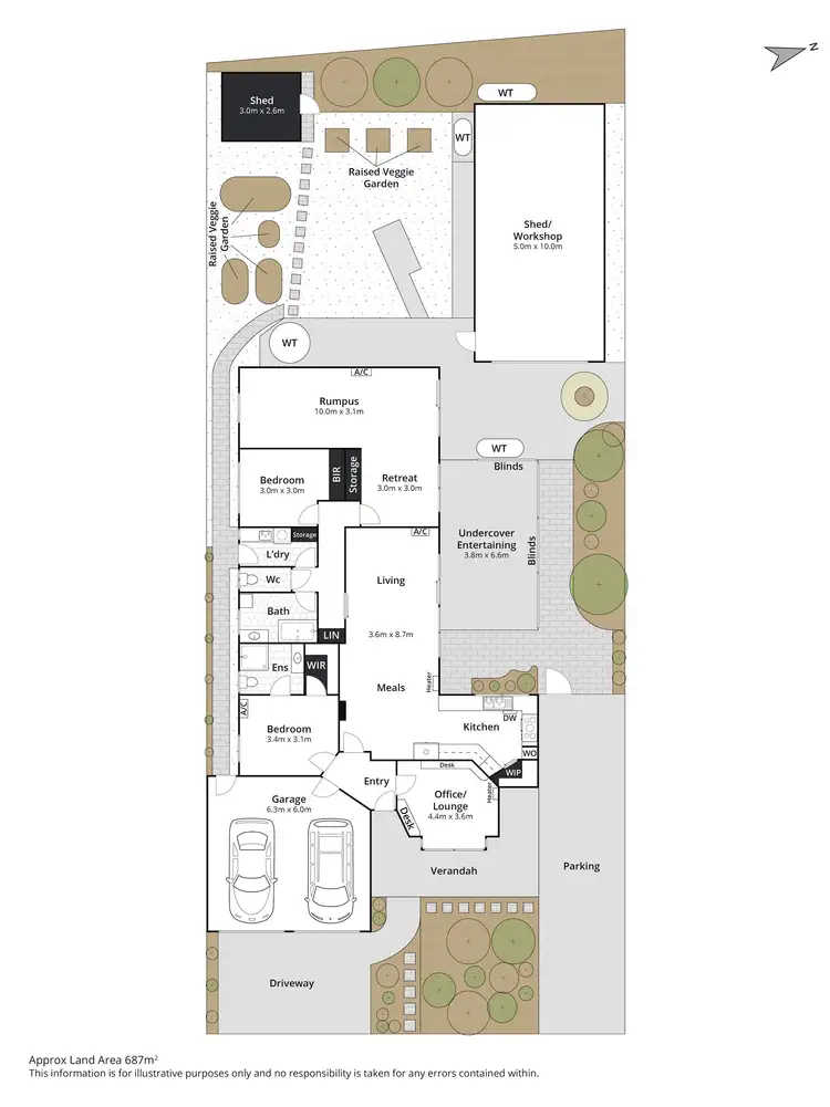 Floorplan of Homely house listing, 5 Filipi Drive, St Albans Park VIC 3219