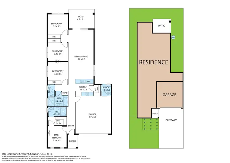 Floorplan of Homely house listing, 102 Limestone Crescent, Condon QLD 4815