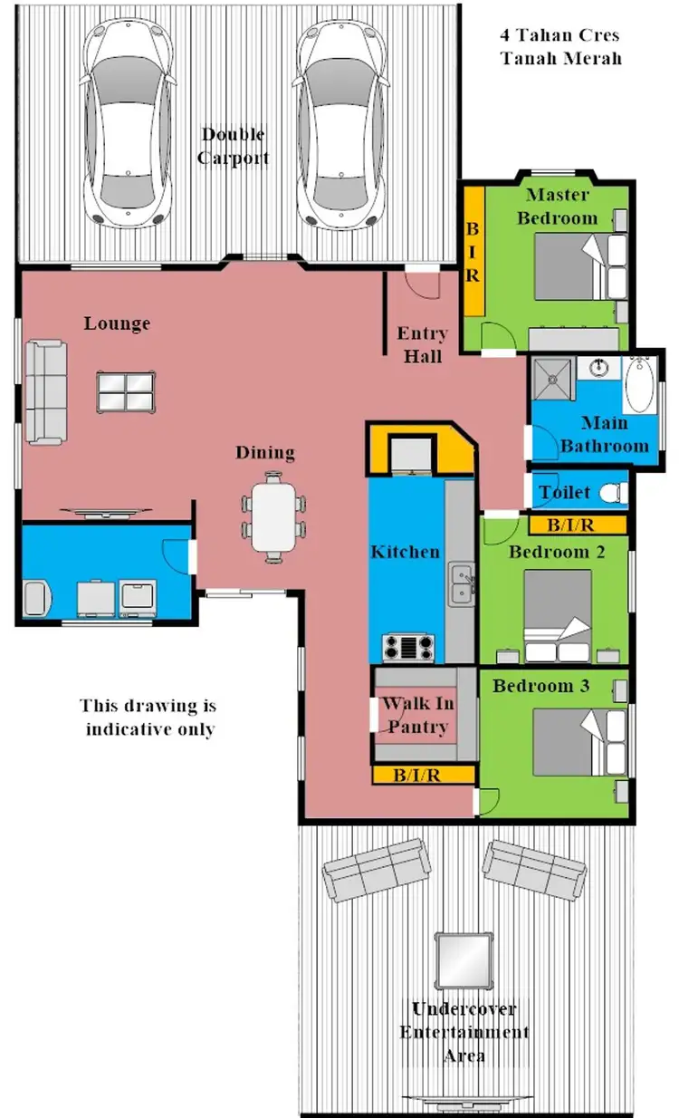 Floorplan of Homely house listing, 4 Tahan Crescent, Tanah Merah QLD 4128