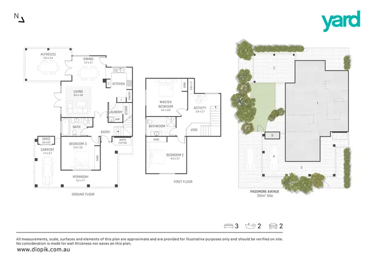Floorplan of Homely house listing, 2A Passmore Avenue, North Fremantle WA 6159