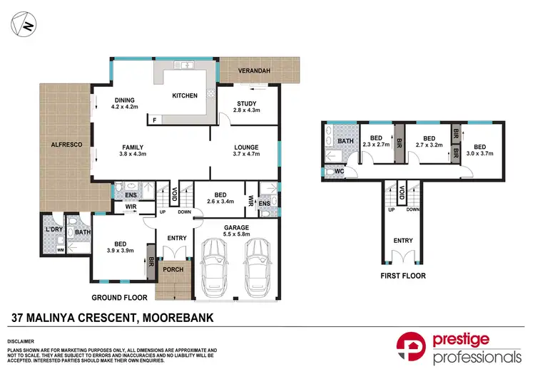 Floorplan of Homely house listing, 37 Malinya Crescent, Moorebank NSW 2170