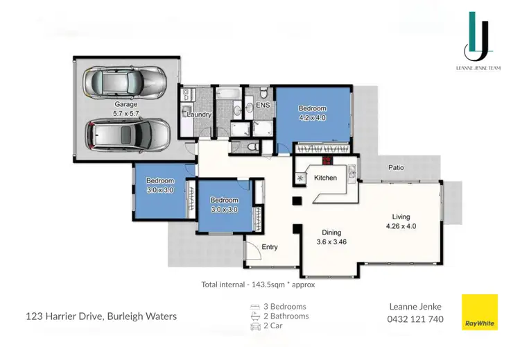 Floorplan of Homely house listing, 123 Harrier Drive, Burleigh Waters QLD 4220