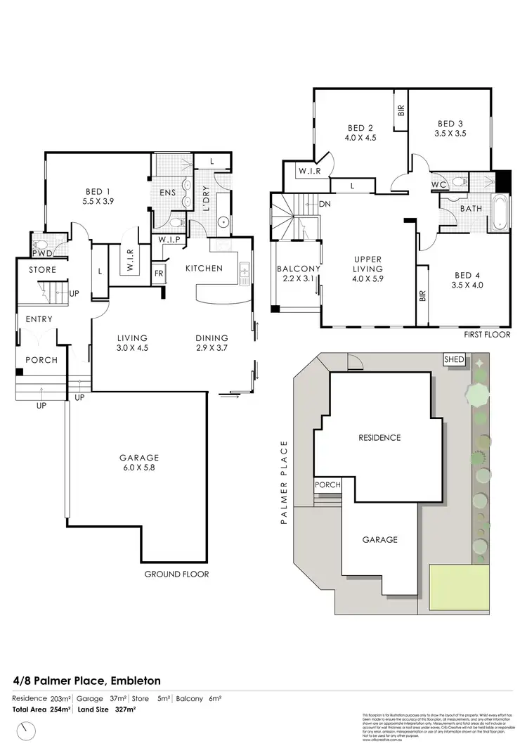 Floorplan of Homely house listing, 4/8 Palmer Place, Embleton WA 6062