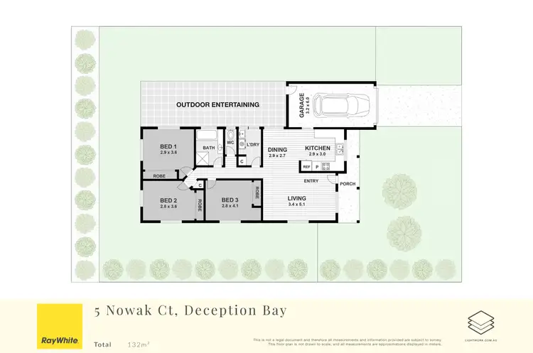Floorplan of Homely house listing, 5 Nowak Court, Deception Bay QLD 4508