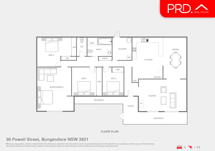 Floorplan of Homely house listing, 30 Powell Street, Bungendore NSW 2621