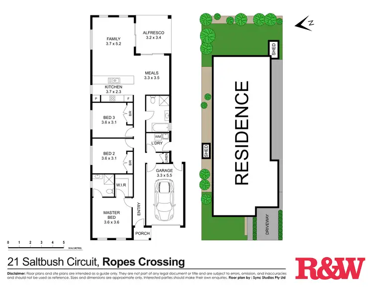 Floorplan of Homely house listing, 21 Saltbush Circuit, Ropes Crossing NSW 2760