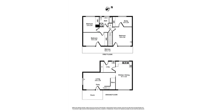 Floorplan of Homely block of units listing, 41 Rose Street, Altona VIC 3018