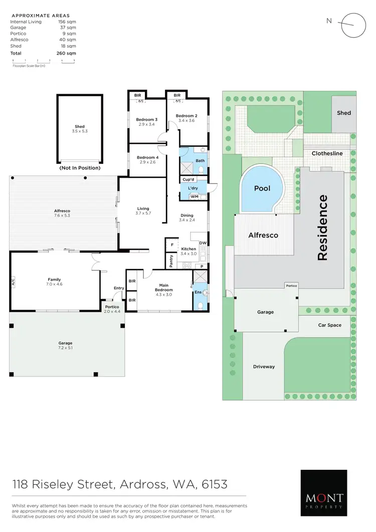 Floorplan of Homely house listing, 118 Riseley Street, Ardross WA 6153