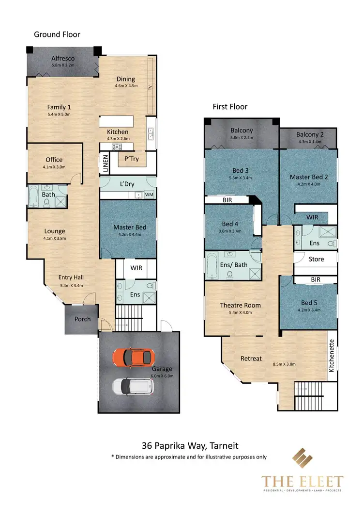 Floorplan of Homely house listing, 36 Paprika Way, Tarneit VIC 3029