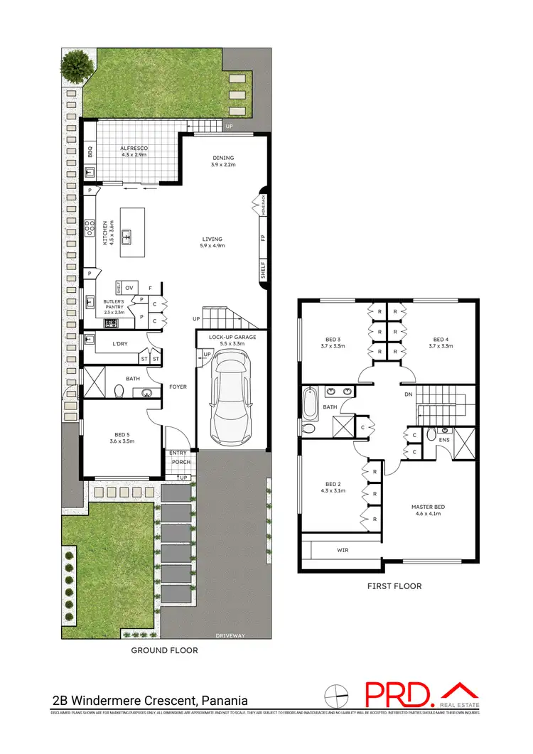 Floorplan of Homely house listing, 2b Windermere Crescent, Panania NSW 2213