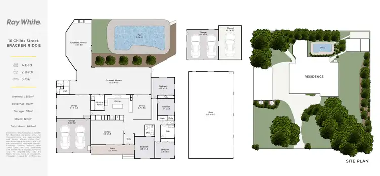 Floorplan of Homely house listing, 16 Childs Street, Bracken Ridge QLD 4017
