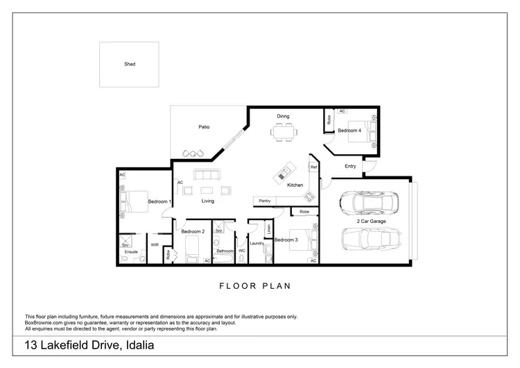 Floorplan of Homely house listing, 13 Lakefield Drive, Idalia QLD 4811