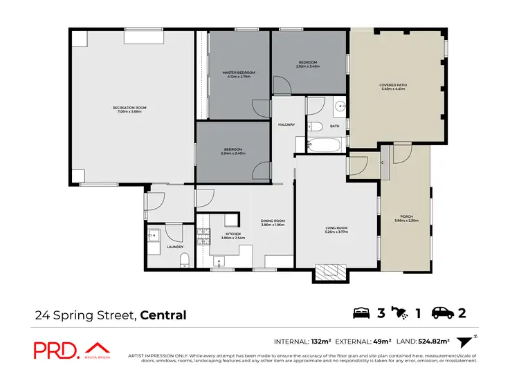Floorplan of Homely house listing, 24 Spring Street, Wagga Wagga NSW 2650