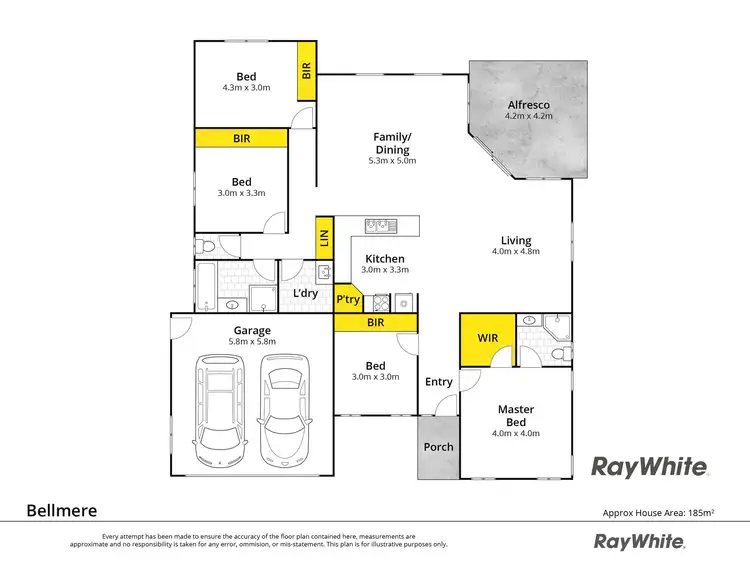 Floorplan of Homely house listing, 8 Shallows Place, Bellmere QLD 4510