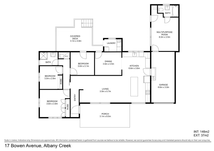 Floorplan of Homely house listing, 17 Bowen Avenue, Albany Creek QLD 4035