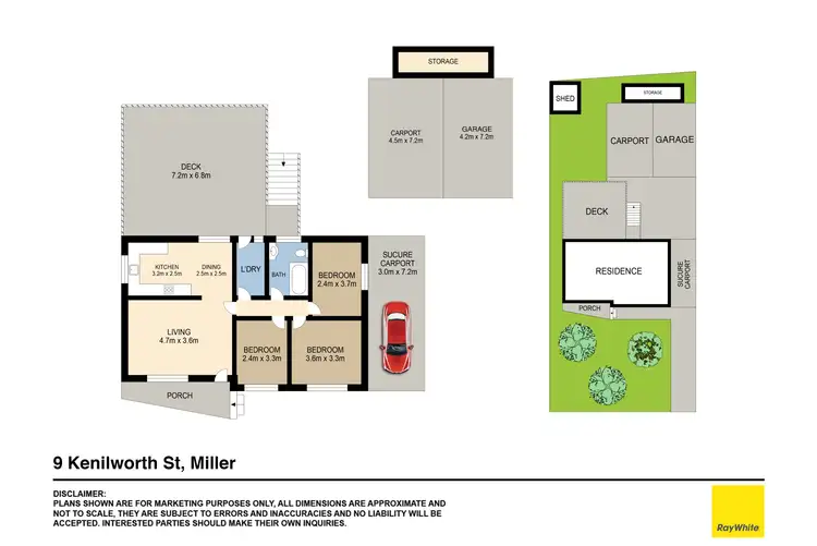 Floorplan of Homely house listing, 9 Kenilworth Street, Miller NSW 2168