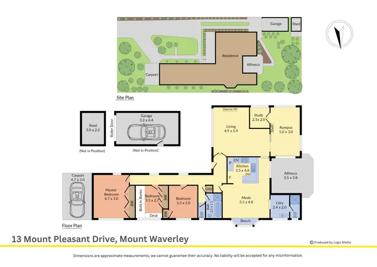 Floorplan of Homely house listing, 13 Mount Pleasant Drive, Mount Waverley VIC 3149