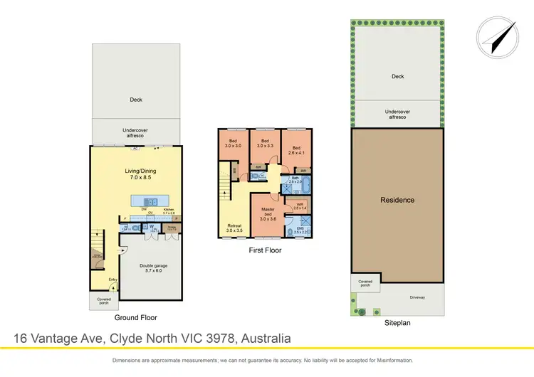 Floorplan of Homely house listing, 16A Vantage Avenue, Clyde North VIC 3978