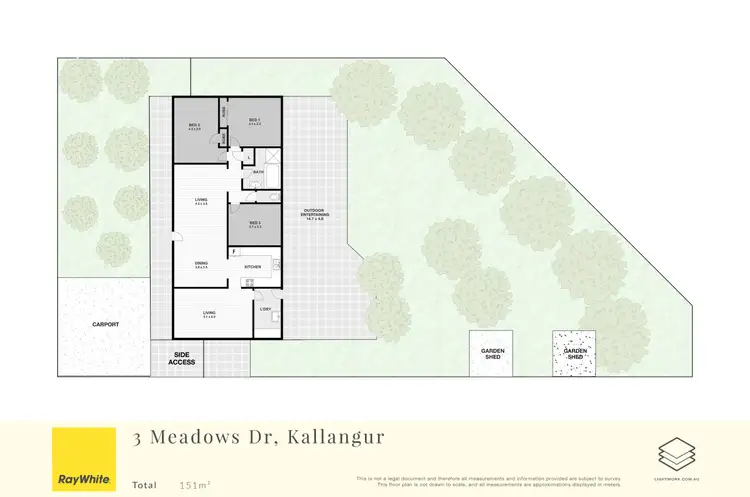 Floorplan of Homely house listing, 3 Meadows Drive, Kallangur QLD 4503