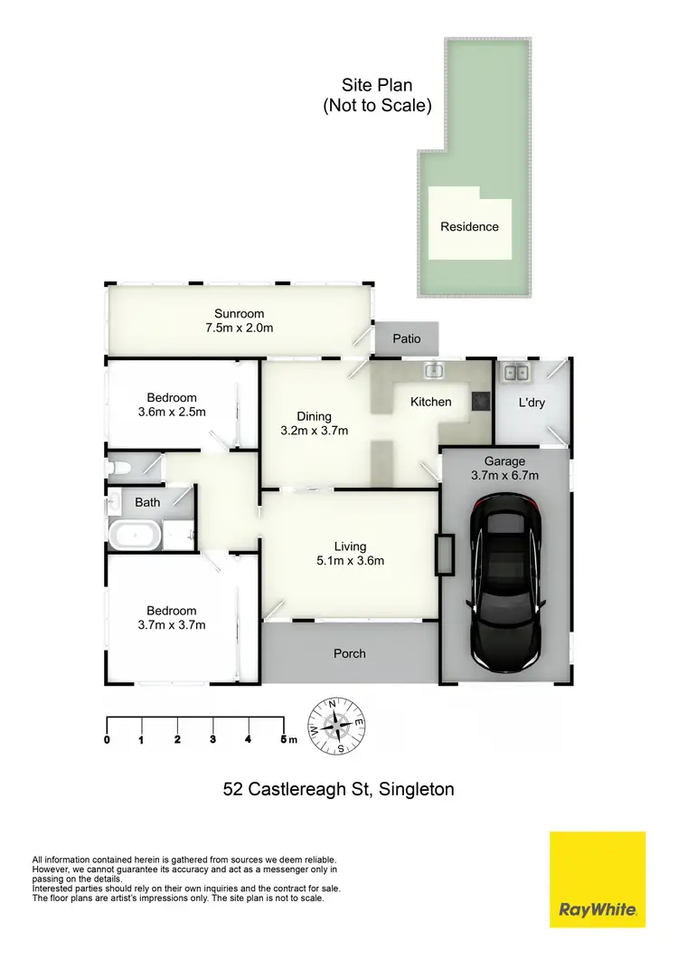 Floorplan of Homely house listing, 52 Castlereagh Street, Singleton NSW 2330