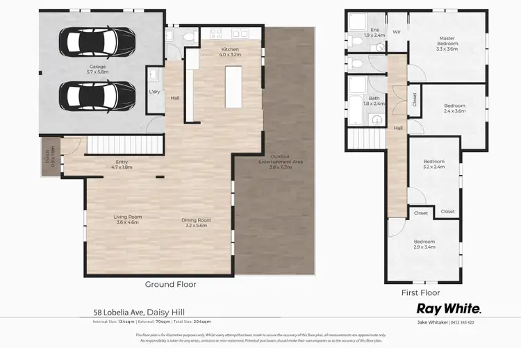 Floorplan of Homely house listing, 58 Lobelia Avenue, Daisy Hill QLD 4127