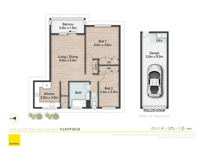 Floorplan of Homely apartment listing, 5/106 Bayview Terrace, Clayfield QLD 4011