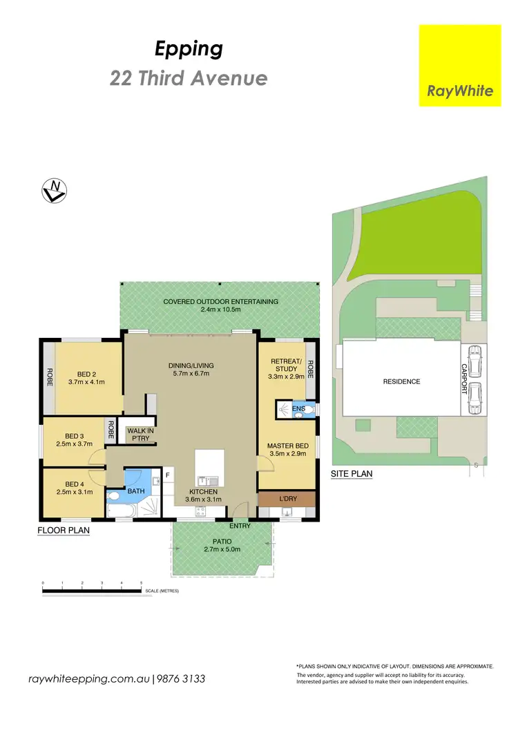 Floorplan of Homely house listing, 22 Third Avenue, Epping NSW 2121