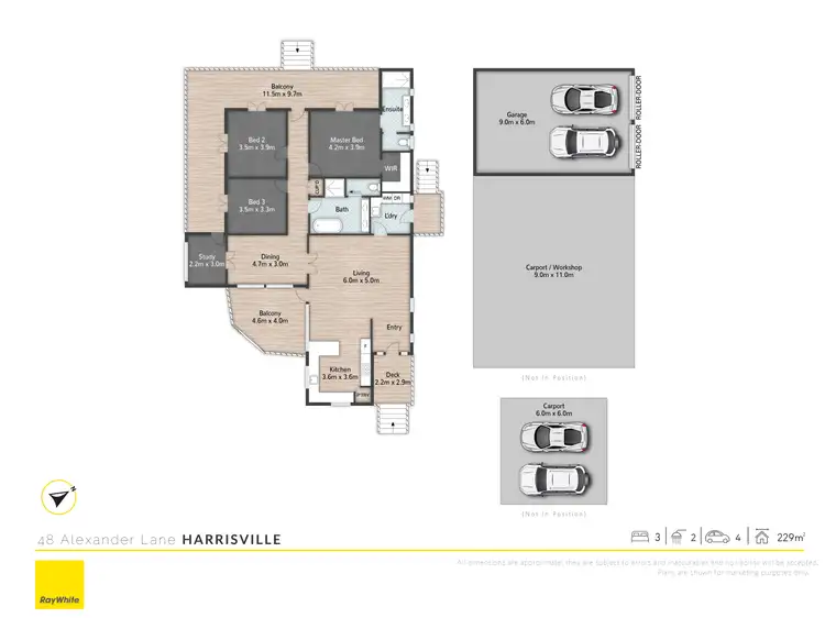 Floorplan of Homely rural property listing, 28-48 Alexander Lane, Harrisville QLD 4307