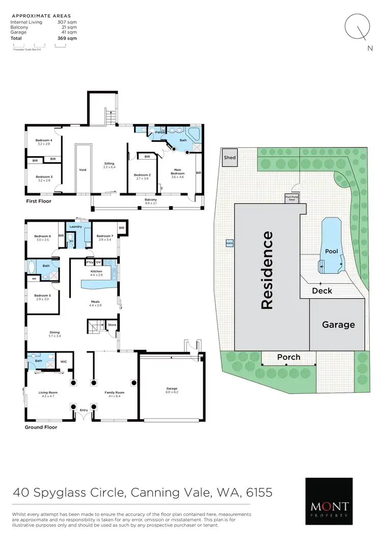 Floorplan of Homely house listing, 40 Spyglass Circle, Canning Vale WA 6155