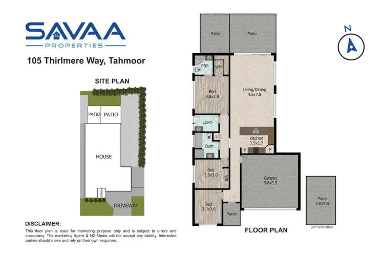 Floorplan of Homely house listing, 105 Thirlmere Way, Tahmoor NSW 2573