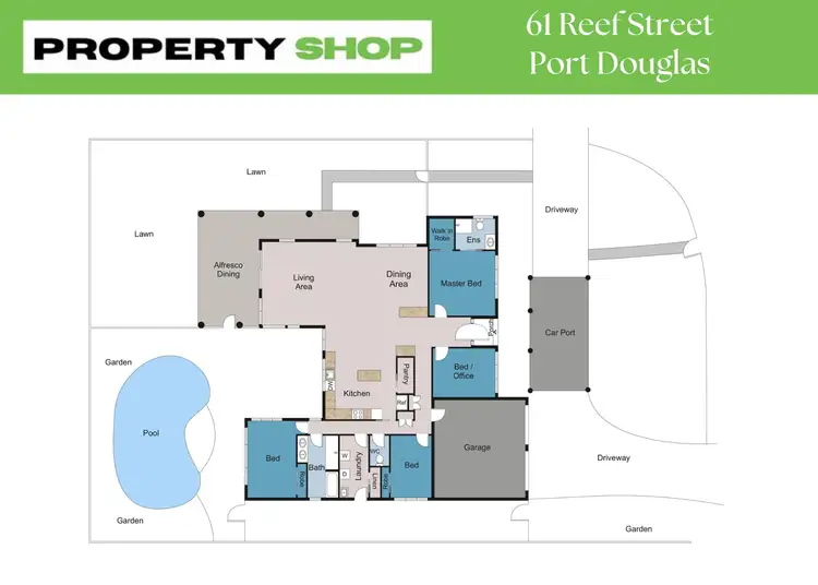 Floorplan of Homely house listing, 61 Reef Street, Port Douglas QLD 4877