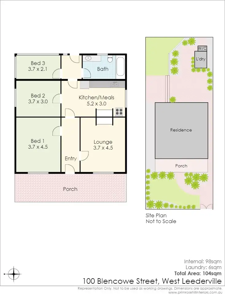 Floorplan of Homely house listing, 100 Blencowe Street, West Leederville WA 6007