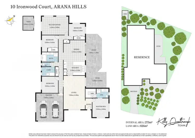 Floorplan of Homely house listing, 10 Ironwood Court, Arana Hills QLD 4054