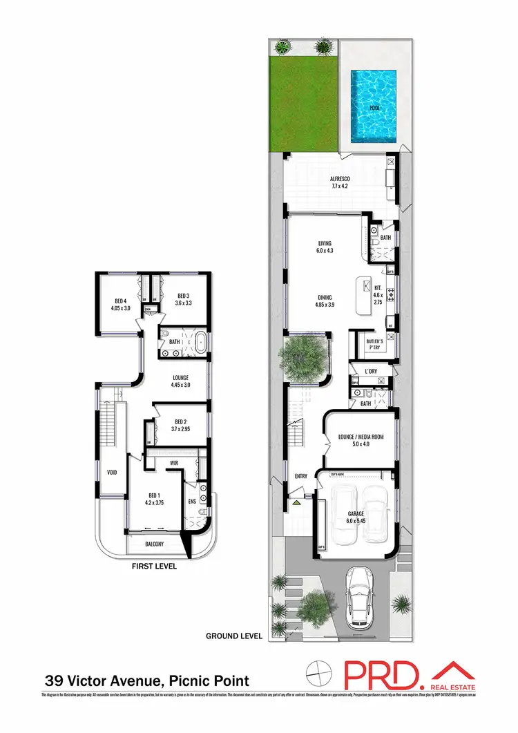Floorplan of Homely house listing, 39 Victor Avenue, Picnic Point NSW 2213