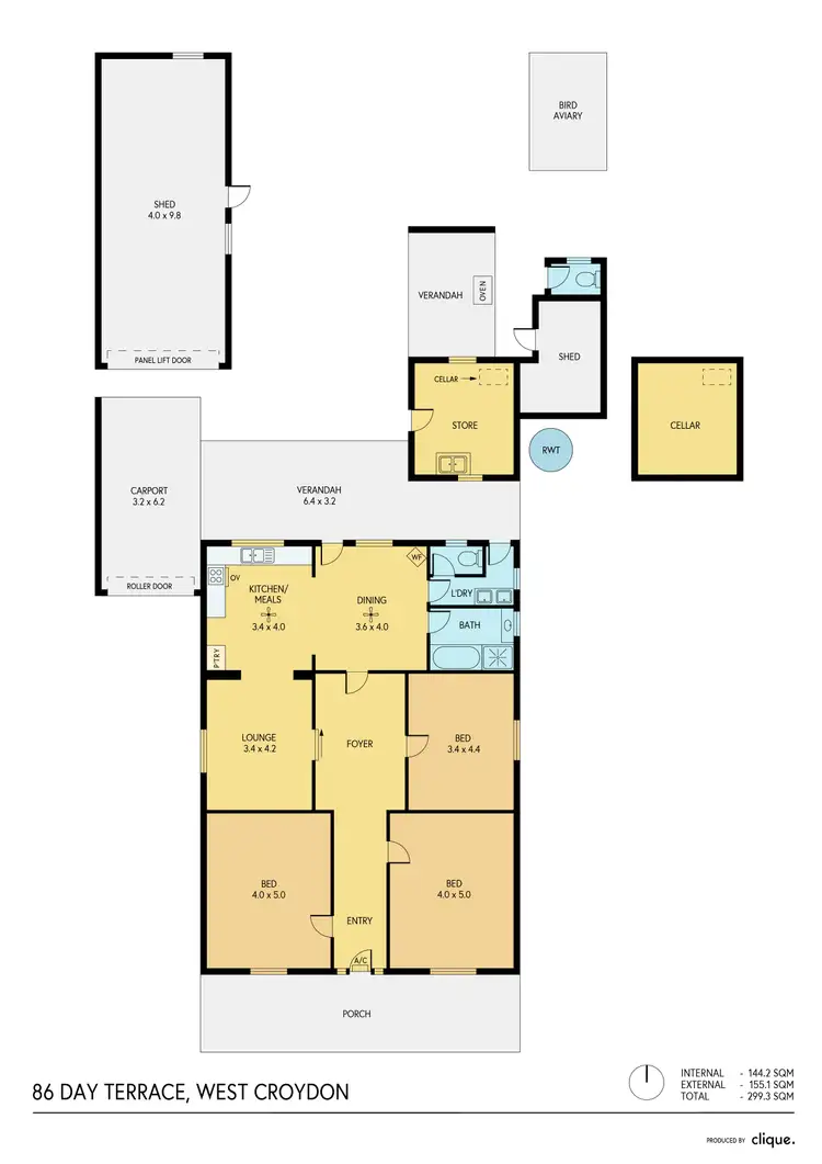 Floorplan of Homely house listing, 86 Day Terrace, West Croydon SA 5008