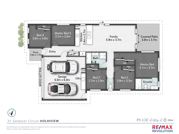 Floorplan of Homely house listing, 31 Sandover Circuit, Holmview QLD 4207
