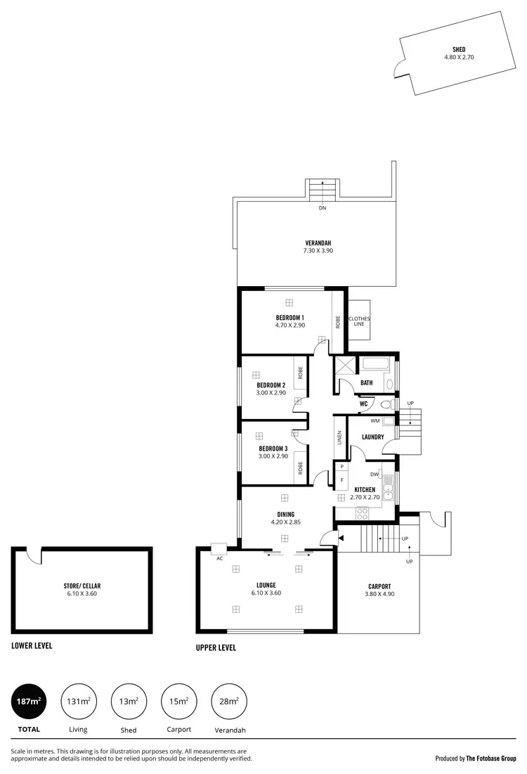 Floorplan of Homely house listing, 10 Hinton Avenue, Para Hills SA 5096