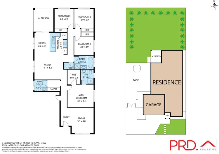 Floorplan of Homely house listing, 7 Capernwary Rise, Miners Rest VIC 3352