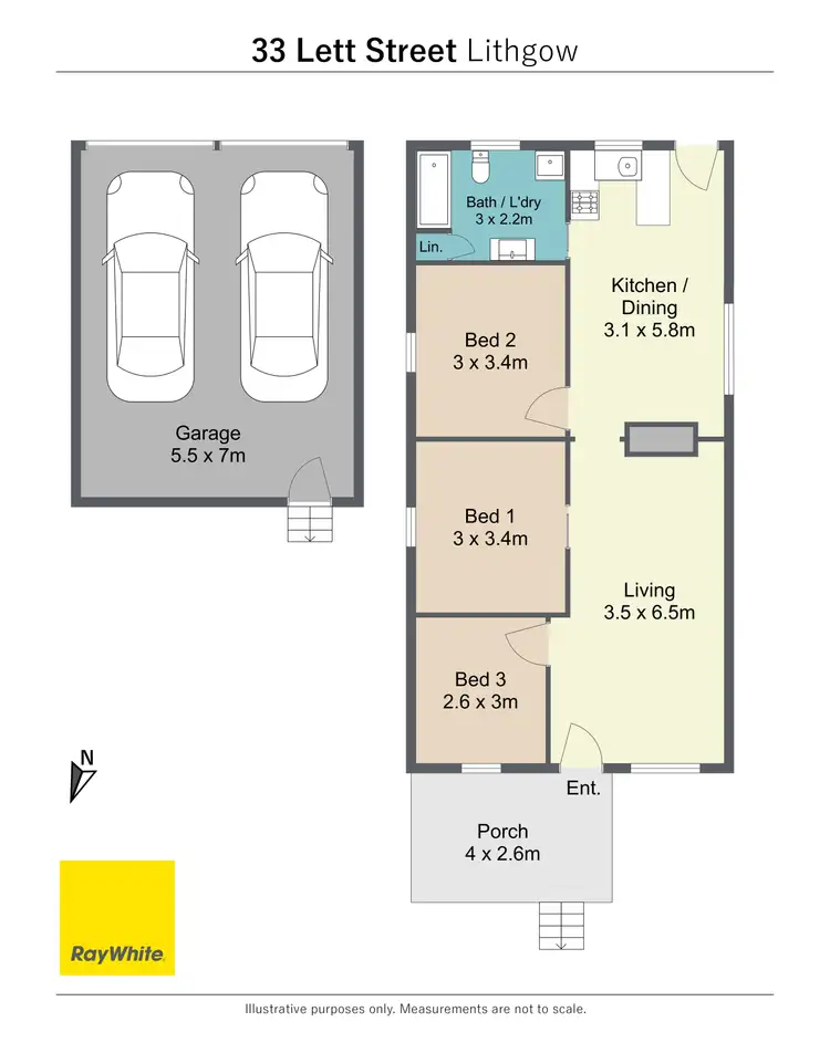 Floorplan of Homely house listing, 33 Lett Street, Lithgow NSW 2790
