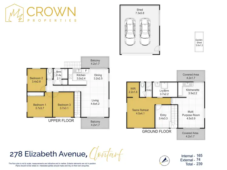 Floorplan of Homely house listing, 278 Elizabeth Avenue, Clontarf QLD 4019