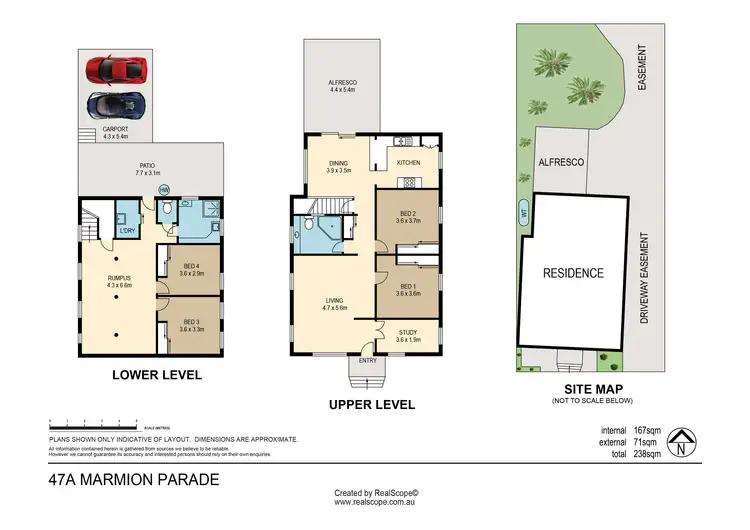 Floorplan of Homely house listing, 47A Marmion Parade, Taringa QLD 4068