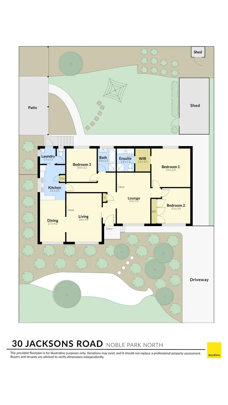 Floorplan of Homely house listing, 30 Jacksons Road, Noble Park North VIC 3174