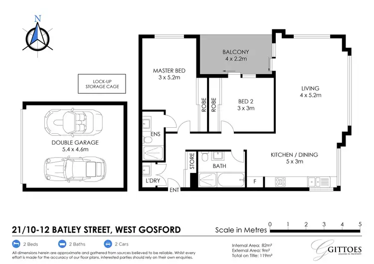 Floorplan of Homely apartment listing, 21/10-12 Batley Street, West Gosford NSW 2250