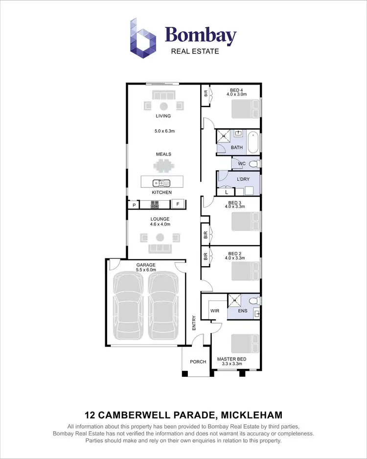 Floorplan of Homely house listing, 12 Camberwell Parade, Mickleham VIC 3064