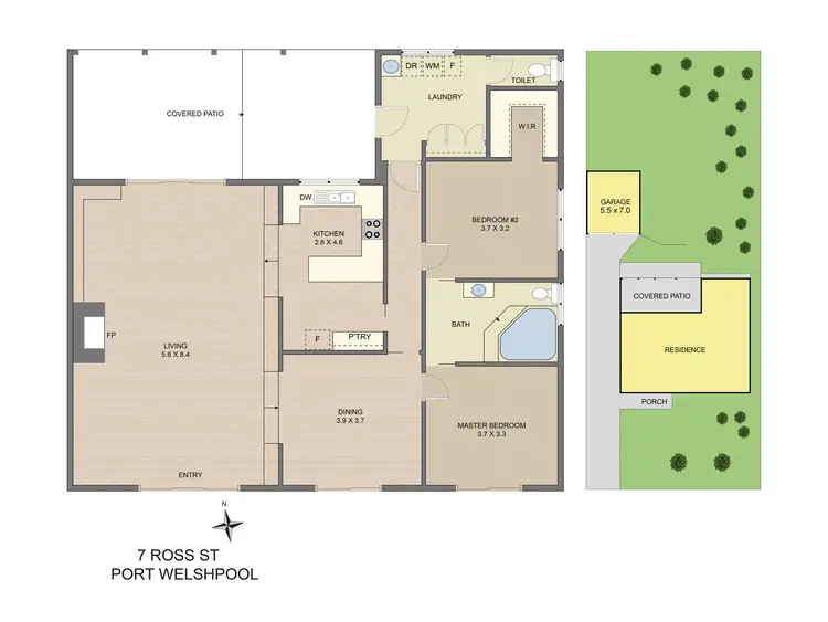 Floorplan of Homely house listing, 7 Ross St, Port Welshpool VIC 3965