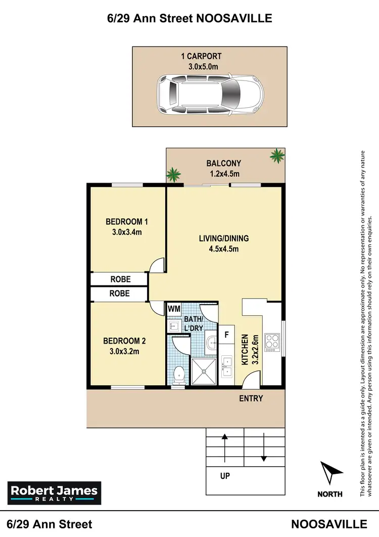 Floorplan of Homely house listing, 6/29 Ann Street, Noosaville QLD 4566