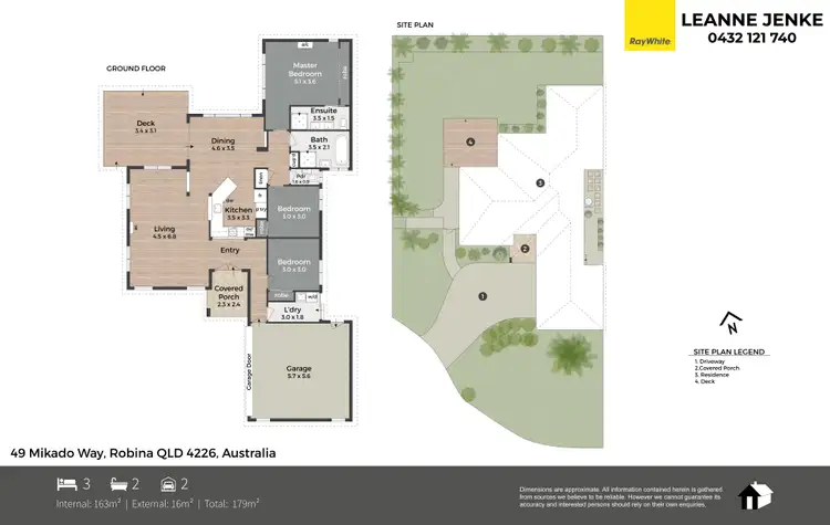 Floorplan of Homely house listing, 49 Mikado Way, Robina QLD 4226